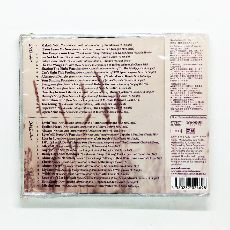 cd-เพลง-various-artists-acoustic-memories-2cd-รวมเพลงฟังสบายทั้งที่บ้าน-ในรถ-ที่ทำงาน-ร้านอาหาร-ร้านกาแฟ-รีสอร์ท