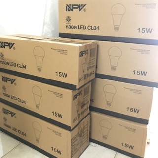 เซ็ตหลอด LED ราคาประหยัด  36 หลอด ยี่ห้อNPV 15 วัตต์ 💯% ส่งด่วน💯%