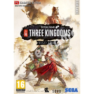 total war three kingdoms (V.1.5.3 + 7 DLCs) แผ่นเกมส์ แฟลชไดร์ฟ เกมส์คอมพิวเตอร์  PC โน๊ตบุ๊ค