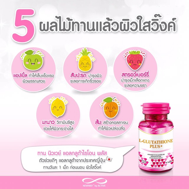 newwayl-glutathioneplusนิวเวย์-แอล-กลูตาไธโอน-พลัส-ผลิตภัณฑ์เสริมอาหาร