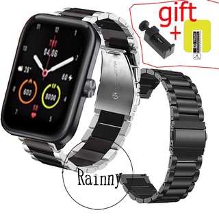 ภาพหน้าปกสินค้าฟิล์ม maimo smart watch นาฬิกาข้อมืออัจฉริยะ สายนาฬิกาข้อมือสแตนเลสสําหรับ maimo smart watch Watch strap สายโลหะ ซึ่งคุณอาจชอบราคาและรีวิวของสินค้านี้