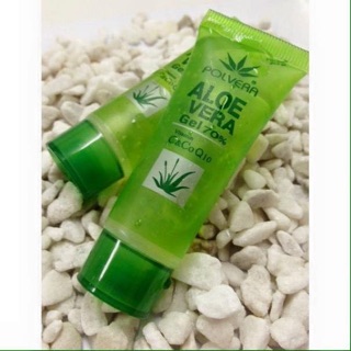 เจลว่านหางจระเข้สดแท้ Polvera Aloevera พร้อมส่งทั้ง 2 ขนาด