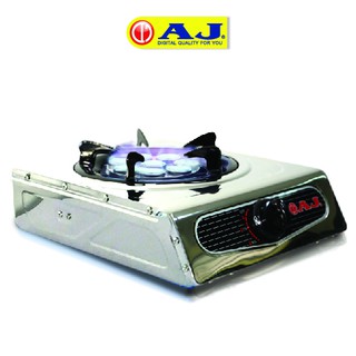 AJ  รุ่น AJ-GA1H-01เตาแก๊สสแตนเลสหัวเดี่ยว หัวเทอร์โบพร้อมส่ง  มีเก็บเงินปลายทาง
