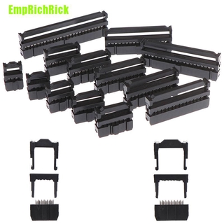 {EmpRichRick} ปลั๊กซ็อกเก็ตเชื่อมต่อสายเคเบิล 6 8 10 12 14-50Pin Idc 2.54 มม. 10 ชิ้น