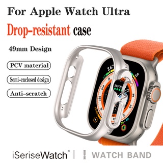 ใหม่ เคสนาฬิกาข้อมือ PVC แบบแข็ง ลายดาว เรียบง่าย สําหรับ Apple Watch Ultra 2022 49 มม. iwatch8 Series