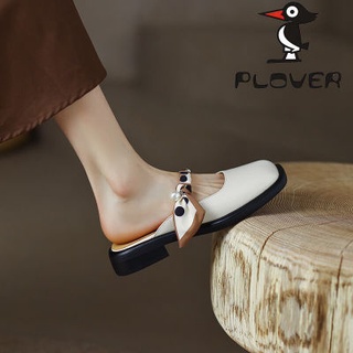 🔥Hot Sale /22523 Baotou Half Wristwatch Womens Fashion Outer Fairy Style Flat Comfort Sandals Women