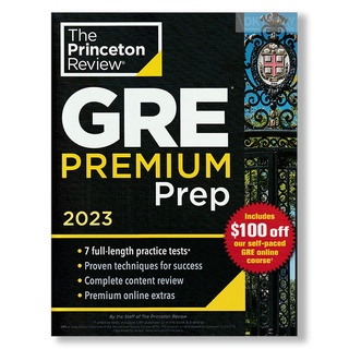 DKTODAY หนังสือ PRINCETON REVIEW GRE PREMIUM PREP 2023