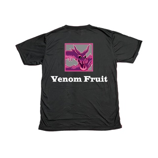 เสื้อลายแมพ bloxfruit หน้าหลังเท่ๆ ใสแล้วสุ่มผลได้แน่นอน1000% (ผลพิษ) Venom FruitS-5XL