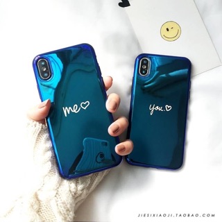 🤖You/Meblu-ray 📱 i6,6s,6+,6s+,7,7+,8,8+,x 💸170 บาท 🌿เคสนิ่มคลุมรอบ ผิวมันเงาวาว