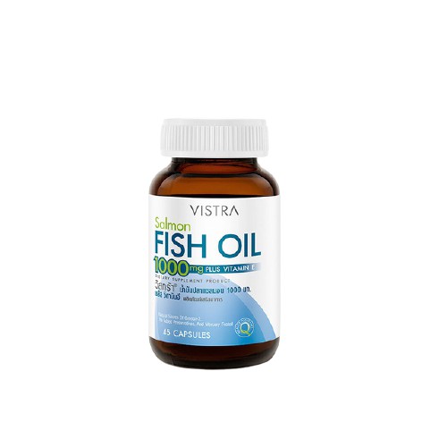 Vistra Salmon Fish Oil 45เม็ด/ Vistra Salmon Fish Oil 75เม็ด/Vistra