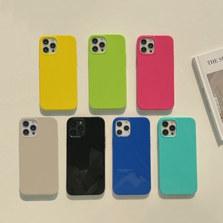 เคสโทรศัพท์มือถือ TPU สีแคนดี้ ดํา ฟ้า เขียว เหลือง สําหรับ Iphone 14 PRO MAX AT0175
