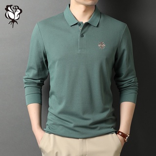 ภาพหน้าปกสินค้าเสื้อโปโลผู้ชายแขนยาวแฟชั่นคลาสสิกผ้าฝ้ายแท้ POLO Base Shirt Jacket ที่เกี่ยวข้อง