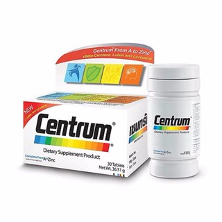 Centrum A to Zinc [30 เม็ด - กล่องขาว รุ่นใหม่]