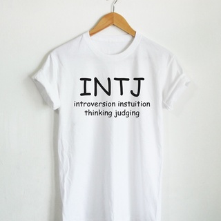 MBTI INTJ เสื้อยืดลาย แบบทดสอบบุคลิกภาพ เสื้อยืดสกรีน วัยรุ่น bh