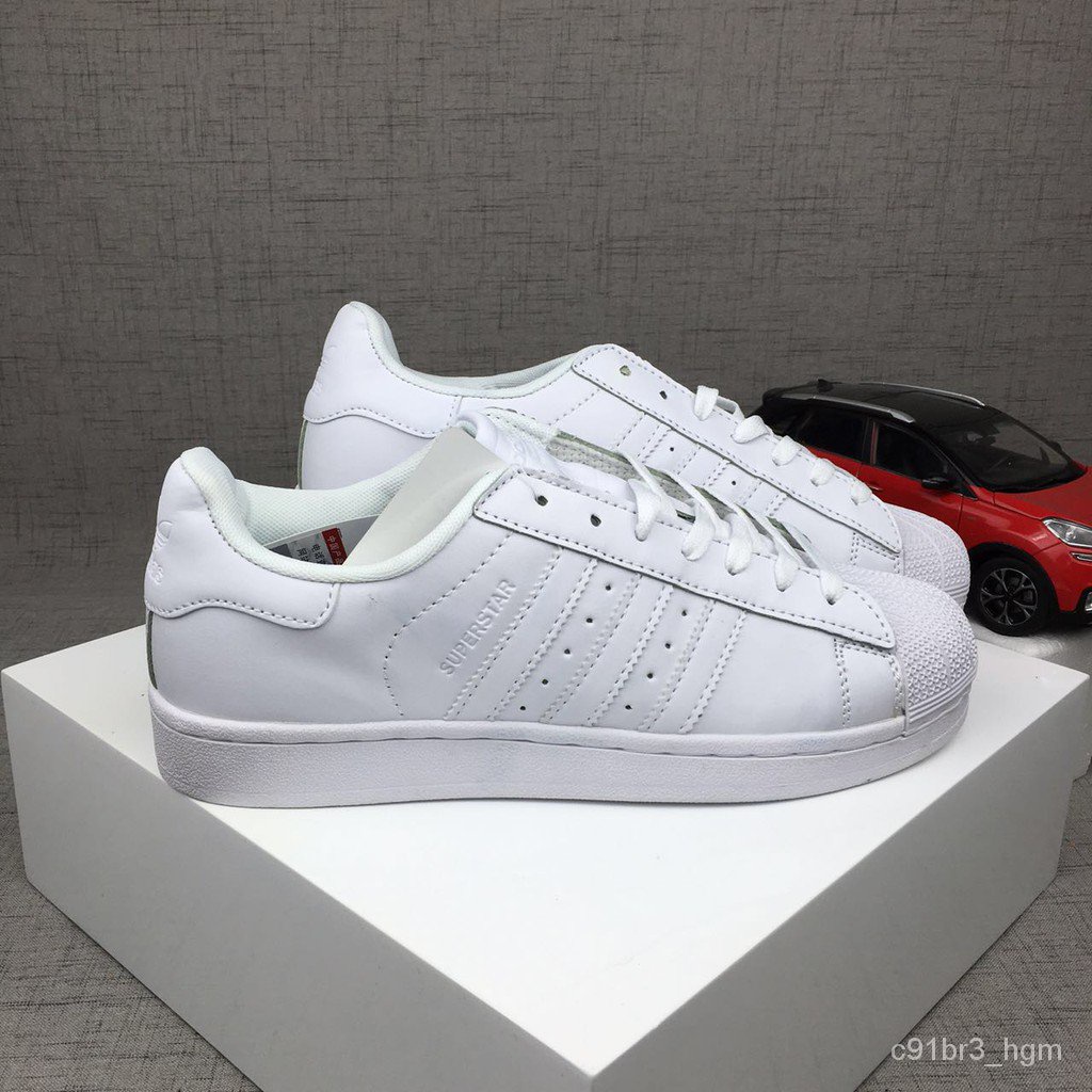 พร้อมส่ง-ใหม่-ready-stock-adidas-originals-superstar-sneaker-shoes-skate-shoes-สีขาว