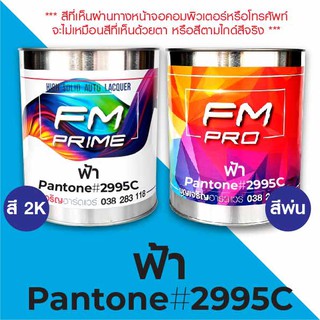 สี PANTONE #2995C ฟ้า PMS Pantone Blue #2995C (ราคาต่อลิตร)