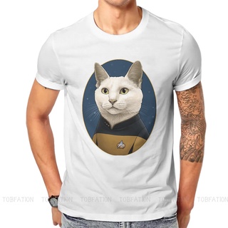 ขายดี!เสื้อยืดแขนสั้น พิมพ์ลายแมวอวกาศ คุณภาพสูง เหมาะกับของขวัญ สําหรับผู้ชายS-5XL