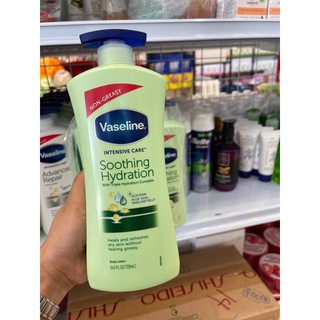 Vaseline Intensive Care Lotion Aloe Soothe 725ml.  วาสลีนโลชั่นบำรุงผิวกาย