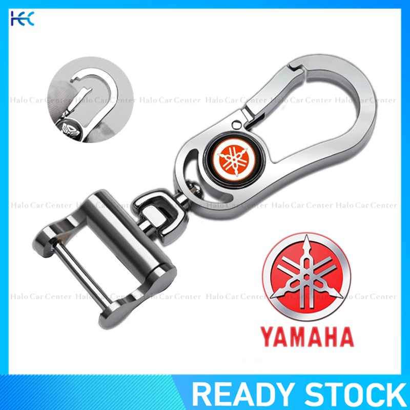 ภาพหน้าปกสินค้าAlloy Metal Logo Motorcycle Keychain Car keychain for Yamaha