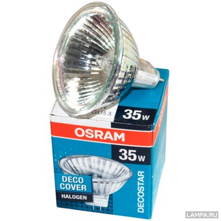 Osram หลอดไฟ Halogen 44865 / 44870 DECOSTAR 35 / 50W 12V Warm White หน้าปิด