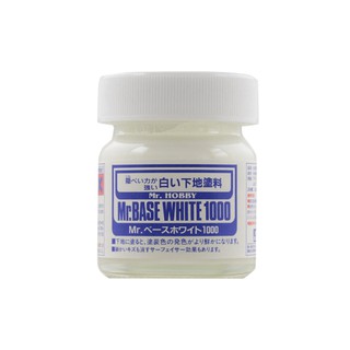 สีรองพื้นสีขาวแบบขวด Mr.Hobby SF283 Mr. Base White 1000 (40ml)