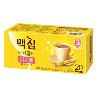 สินค้า Maxim Mocha Gold Light Coffee [20 ซอง/236 g.] :: กาแฟมอคค่าสำเร็จรูปสูตรน้ำตาลน้อยลง 25% จากประเทศเกาหลี