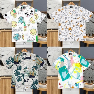 ภาพหน้าปกสินค้าSale🔥🔥 เสื้อ Oversize Hawaii เสื้อฮาวาย ลาย minimal เกาหลี เข้าได้กับทุกลุกส์ Mix & Match ง่าย ที่เกี่ยวข้อง