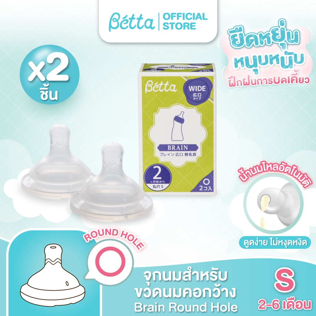 dr-betta-replacement-nipple-set-for-wide-neck-จุกนมเสริม-สำหรับขวดนมคอกว้าง