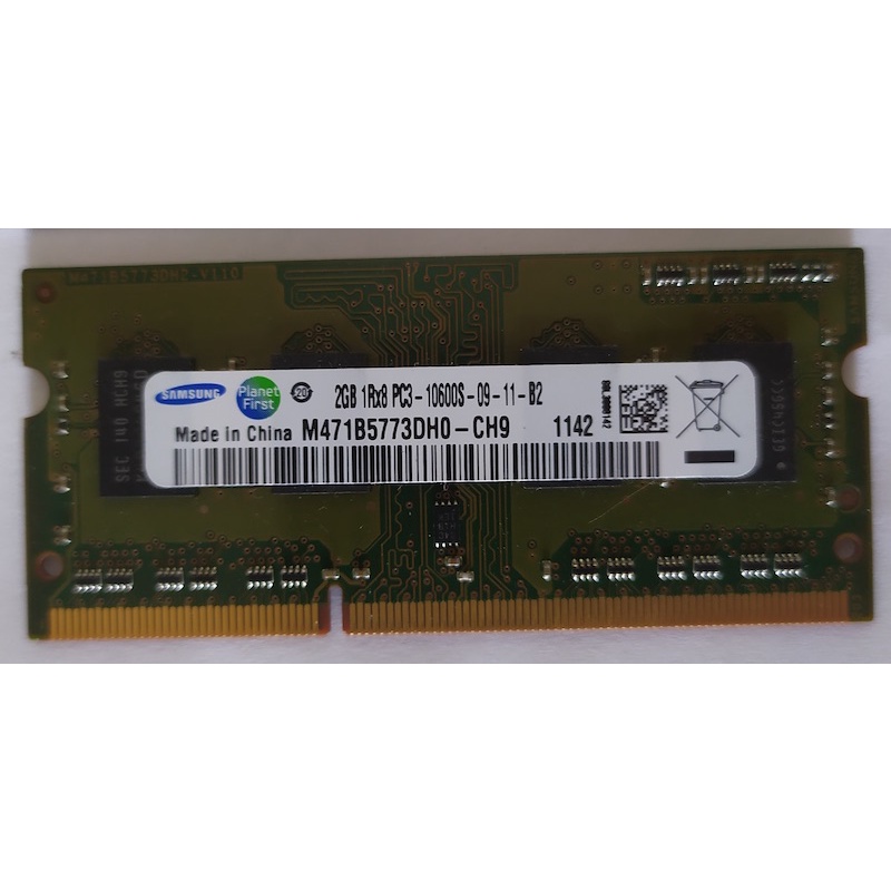 RAM 2GB Samsung PC3-10600S M471B5773DH0-CH9 B22139C1 | Shopee Thailand
