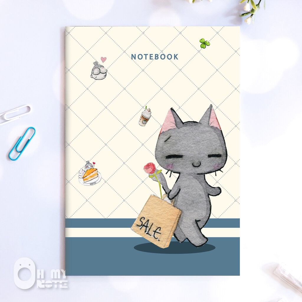 ohmynote-สมุดโน้ตน่ารัก-ขนาด-a5-หนา-32-หน้า-เย็บลวด