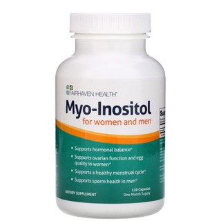 ฉลากใหม่ Myo-Inositol, For Women and หรือ แบบผง6g(454g)