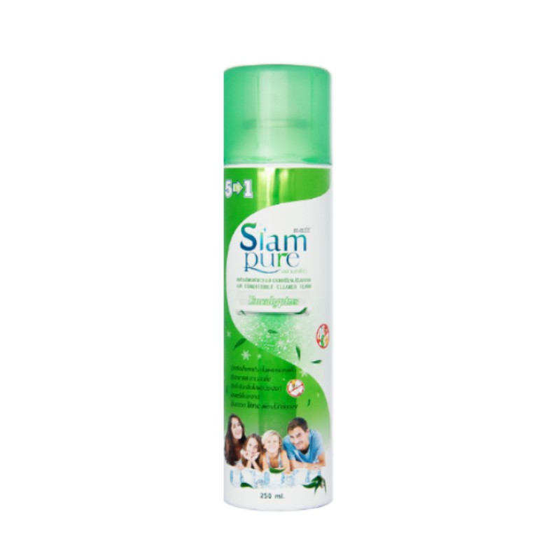 SIAM Pure โฟมล้างแอร์ สเปรย์ล้างแอร์ สเปรย์โฟมล้างแอร์ (กลิ่นยูคาลิปตัส ...