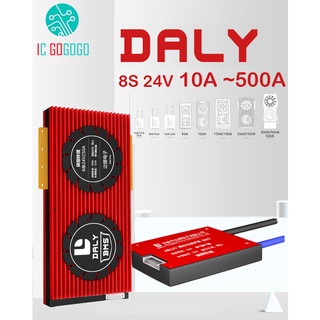 DALY 8S 24V Lifepo4 Lithium Battery Protection Board eBike 3.2V Cell Charge Discharge BMS 20A 30A 50A 60A 80A 100A 20000