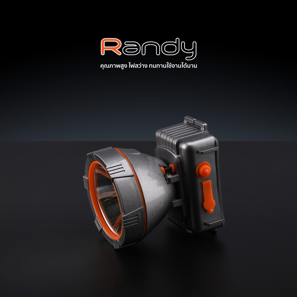 ภาพสินค้าRandy ไฟฉายคาดหัว กันน้ำ LED แบตเตอรี่ญี่ปุ่น ไฟฉาย ส่องสว่างระยะไกล หน้าไฟ ส่องสัตว์ ส่องกบ แบตอึด จากร้าน randyelectronicofficial บน Shopee ภาพที่ 5