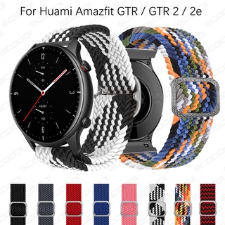 ภาพหน้าปกสินค้าสายนาฬิกาข้อมือ แบบยืดหยุ่น สามารถปรับได้ สําหรับ Huami Amazfit GTR 4 3 3Pro 2 2e 2eSIM GTR 42 มม. 47 มม. ที่เกี่ยวข้อง