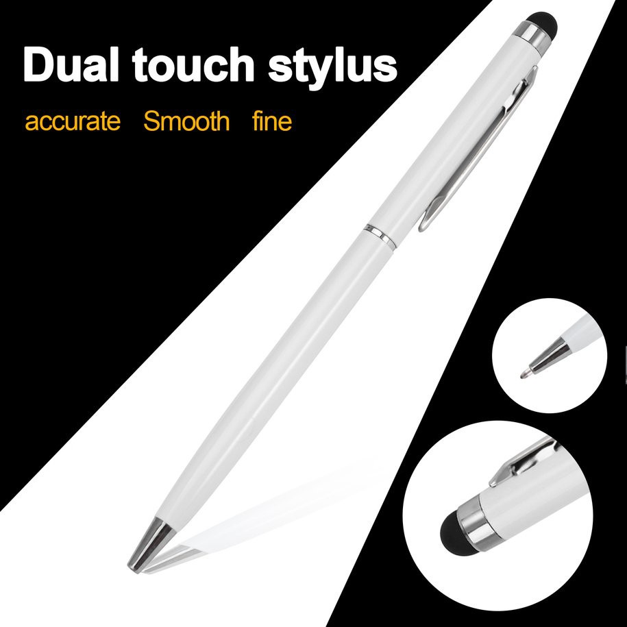 ภาพหน้าปกสินค้าปากกาทัชสกรีน Stylus Pen 2 in 1 ใช้ได้ทุกรุ่นระบบ Android และ ios ปากกาทัชสกรีน แท็บเล็ตพีซีความจุปากกาสมาร์ททัชสกรีนปาก