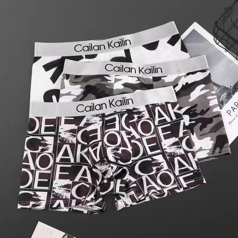 ภาพหน้าปกสินค้าพร้อมส่ง กางเกงในชาย CK Cailan kailan ทรงTrunk (boxerสั้น) ผ้าไนลอน เนื่อผ้าลื่น เนื้อผ้าใส่สบาย จากร้าน ir6v8899sg บน Shopee
