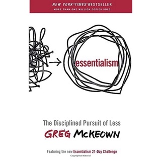 หนังสือภาษาอังกฤษ Essentialism: The Disciplined Pursuit of Less by Greg McKeown