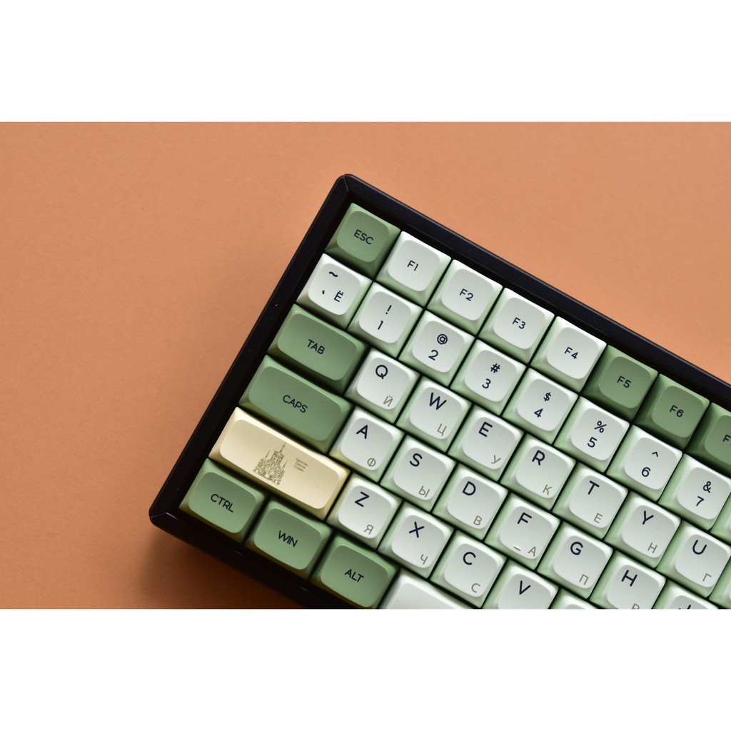 พร้อมส่งทันที-matcha-keycap-pbt-124key-ชาเขียวสวยมาก