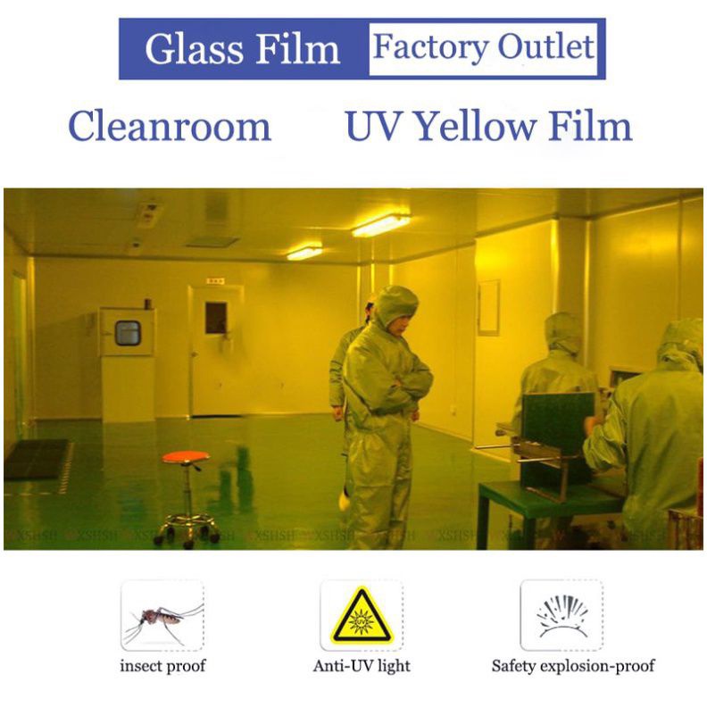 ฟิล์มเหลืองไล่แมลง-yellow-tint-for-insect-proof-uv-protection-sefety-explosion-proof