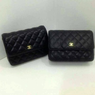 กระเป๋าCHANEL คาเวียร์/หนังเรียบ