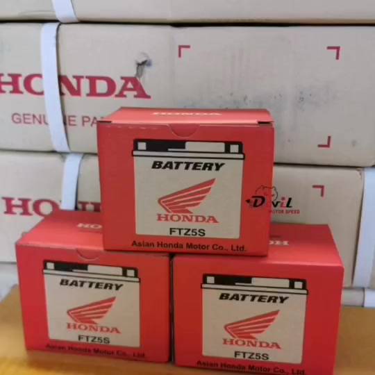 แบตเตอรี่แท้ศูนย์-ftz5s-honda-wave100-wave125s-wave110i-wave125i-รุ่นสตาร์ทมือ-31500-kpw-741