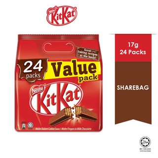 Nestle KITKAT 24 Packs Value pack 408g (24 x17g)
