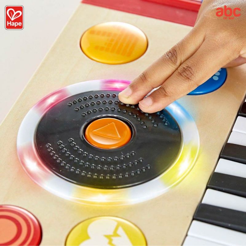 ช้อปดีมีคืน-hape-ของเล่นดนตรี-ดีเจเครื่องมิกซ์เสียง-dj-mix-amp-spinstudio-สำหรับ-12m-djbaby-ดีเจ-เปียโน-ดนตรี