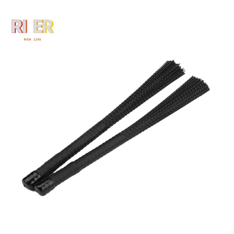 2Pcs Cajon Brush Telescoping Drum Brushes Nylon Sticks Percussion for