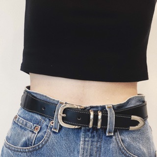 LEATHER BELT (BALCK basic)