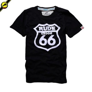 rudedog T-shirt เสื้อยืด รุ่น Rude66 (ผู้ชาย) (LIMITED EDITION) คอกลม แฟชั่น ลายสกรีน ผ้าฝ้าย cotton ฟอกนุ่ม ไซส์