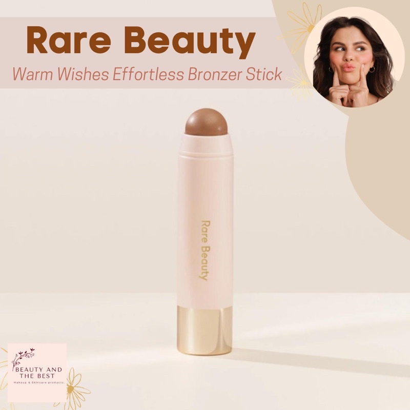 [พร้อมส่ง/แท้💯] Rare Beauty Warm Wishes Effortless Bronzer Stick (Happy