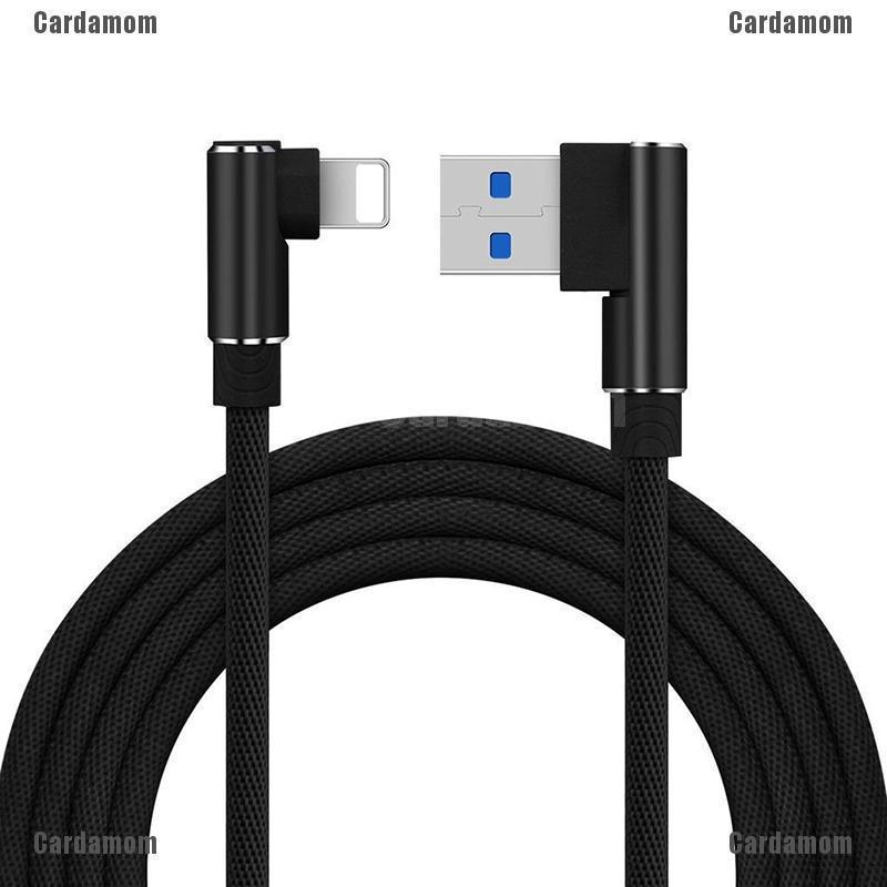 ( Card &amp; Th ) สายเคเบิ้ลเชื่อมต่อข้อมูล 90 องศา Type C Ios Micro Usb ชาร์จ