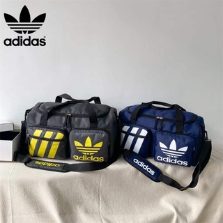 สินค้า Adidas กระเป๋าเดินทางแฟชั่นความจุขนาดใหญ่สำหรับผู้ชายและผู้หญิง（ความยาว 47 ซม. กว้าง 22.5 ซม. สูง 26ซม）